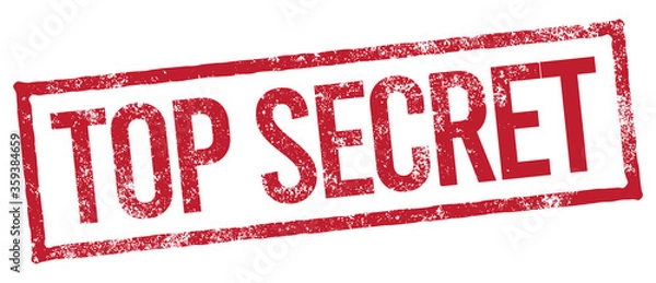 Fototapeta Top Secret Stamp. Vector Grungy Icon.