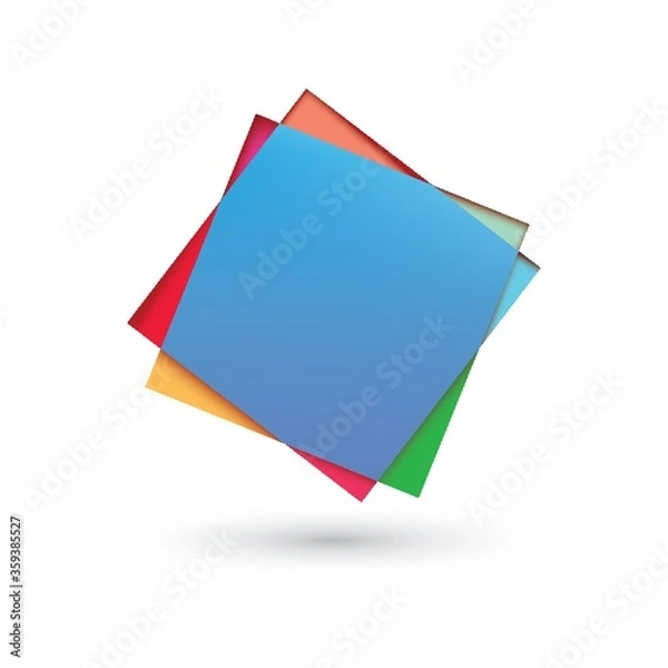 Fototapeta square design element