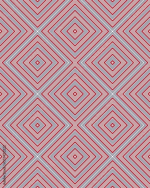 Fototapeta seamless chevron pattern red geometric abstract background 