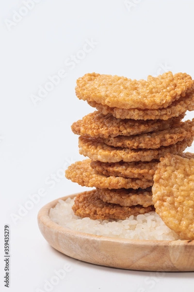 Obraz ボリュームがありそうな、おこげせんべい