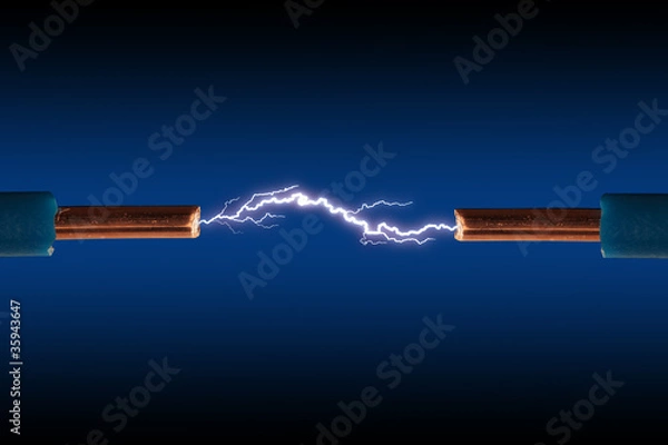Fototapeta Electric cable