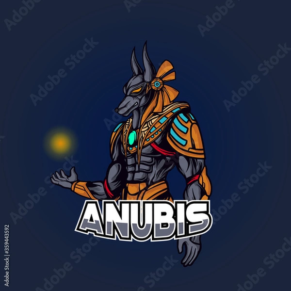 Obraz Anubis Illustration