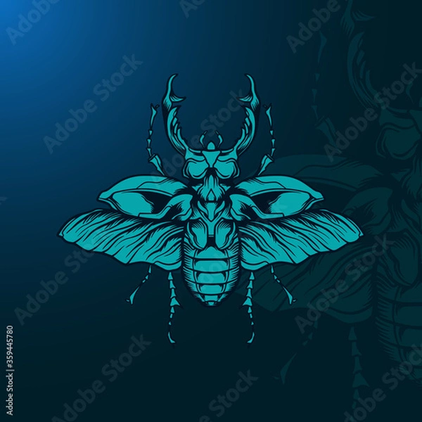 Obraz Beetle Illustration