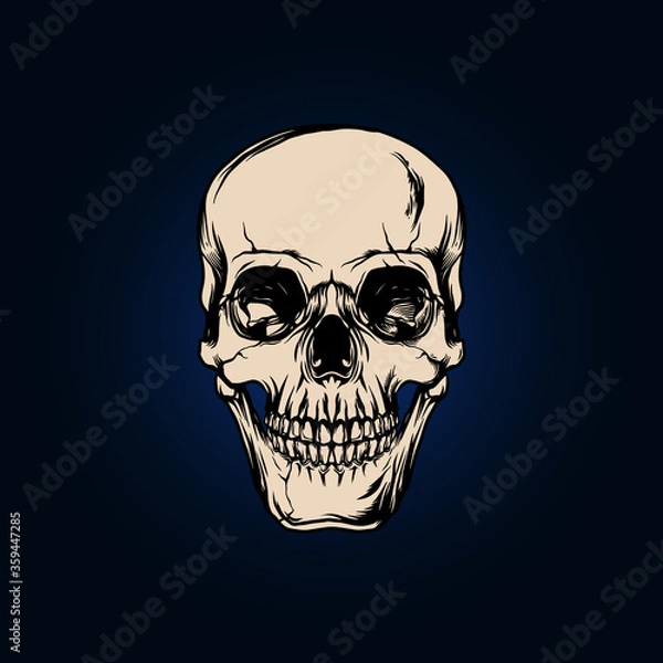 Obraz Skull Head illustration