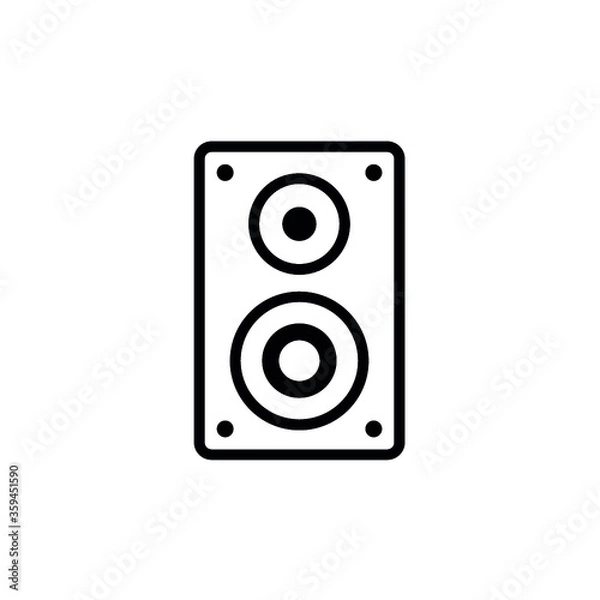 Obraz speaker isolated on white