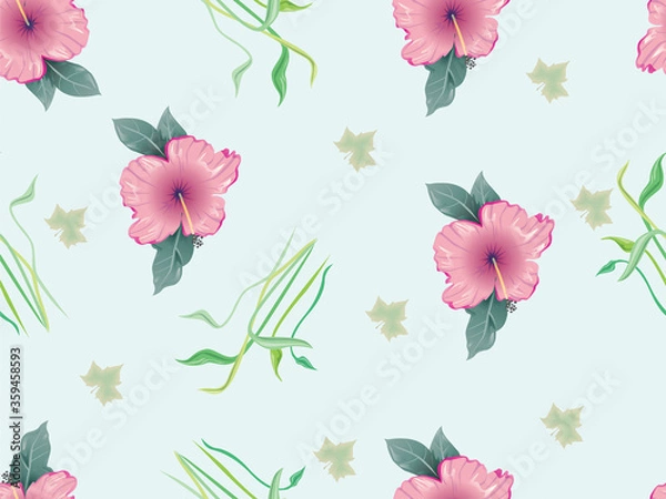 Obraz beautiful Seamless floral pattern background image ..