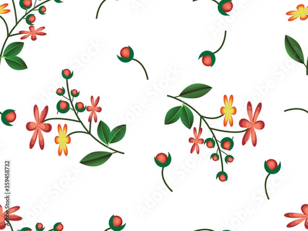 Obraz beautiful Seamless floral pattern background image ..