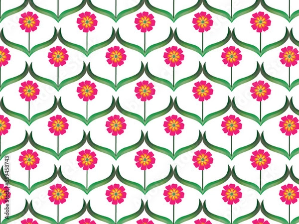 Obraz beautiful Seamless floral pattern background image ..