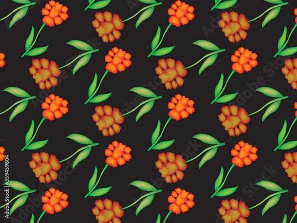 Obraz beautiful Seamless floral pattern background image ..