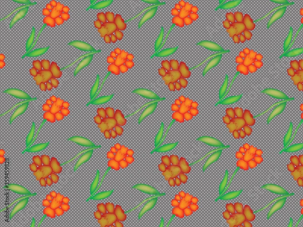 Obraz beautiful Seamless floral pattern background image ..