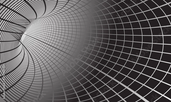 Obraz Tunnel or wormhole