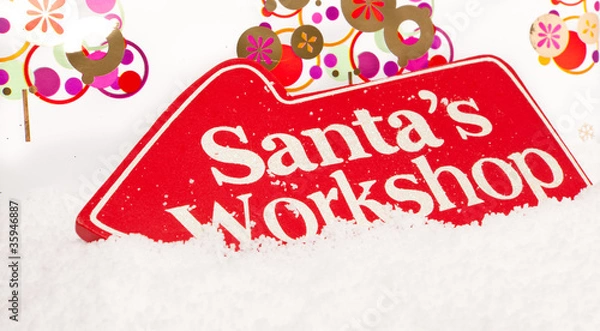 Obraz Santas Workshop