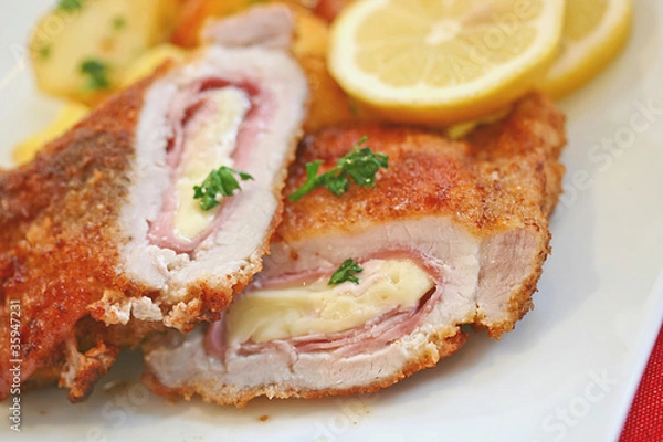 Obraz Cordonbleu na talerzu