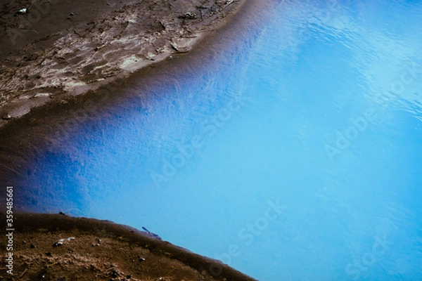 Fototapeta blue water background