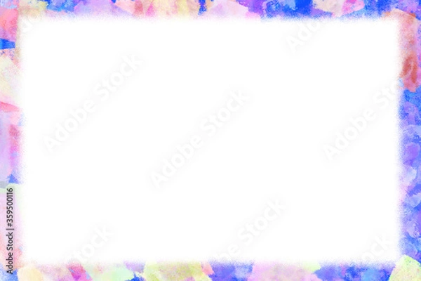 Fototapeta 華やかなグラデーションのフレーム画像