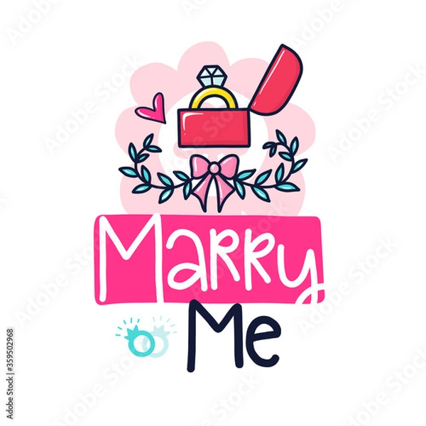 Fototapeta marry me