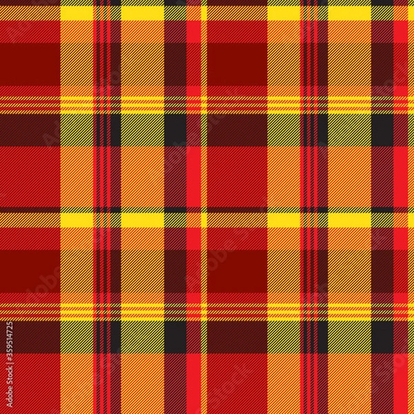 Fototapeta Classical checkered tartan pattern.