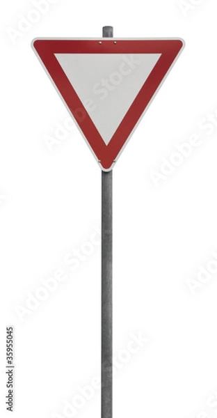 Obraz priority traffic sign