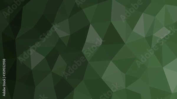 Fototapeta Abstract geometric background with shades of green. Template for web and mobile interfaces, infographics, banners, advertising, applications.