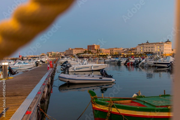 Obraz boats in the harbor