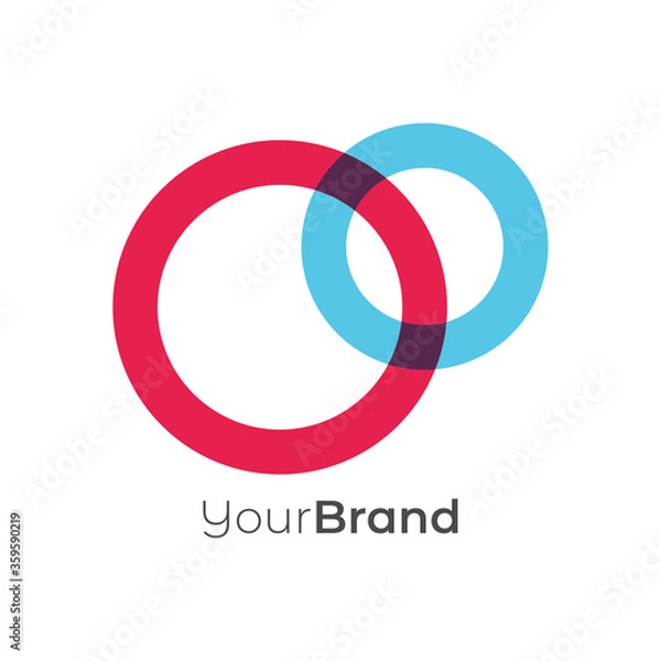 Obraz double o creative logo