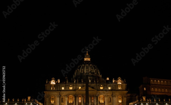 Obraz Vaticano di notte