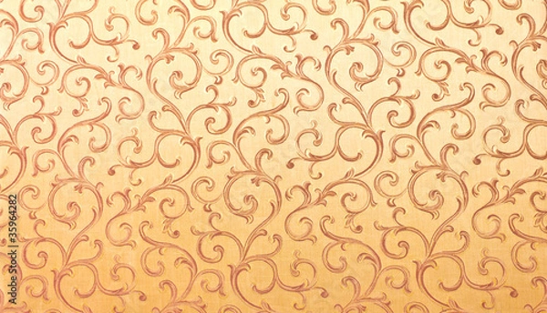 Fototapeta Thai pattern style on the wall