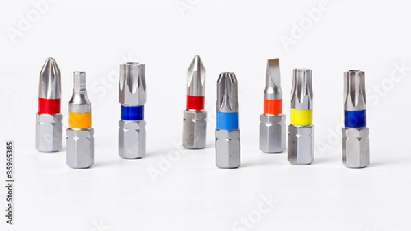 Fototapeta Bit Werkzeug Sortiment
