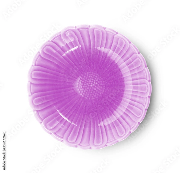 Obraz empty bowl on white background