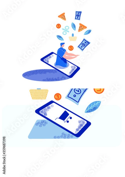 Fototapeta pizza delivery
