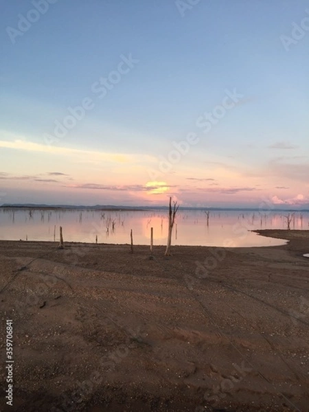 Obraz sunset on Kariba