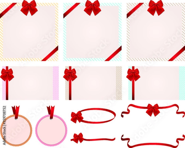 Obraz リボンフレーム