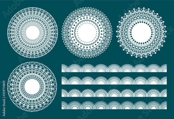 Obraz レース素材セット