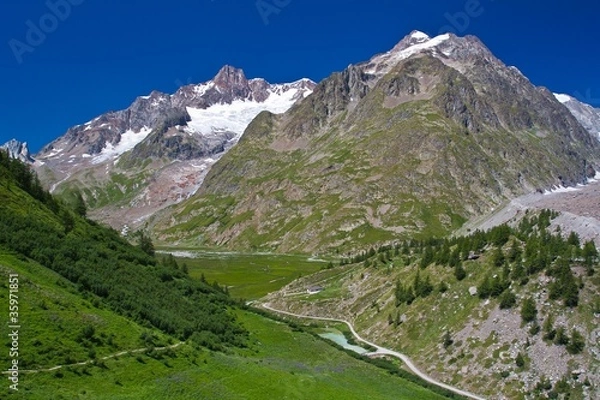 Obraz dolina lodowcowa