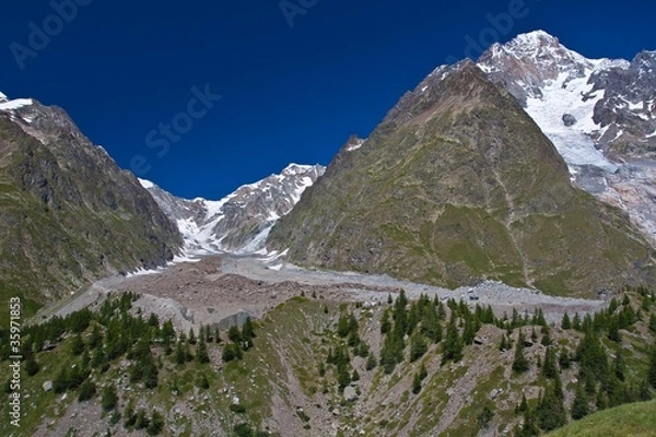 Obraz potęga lodowca