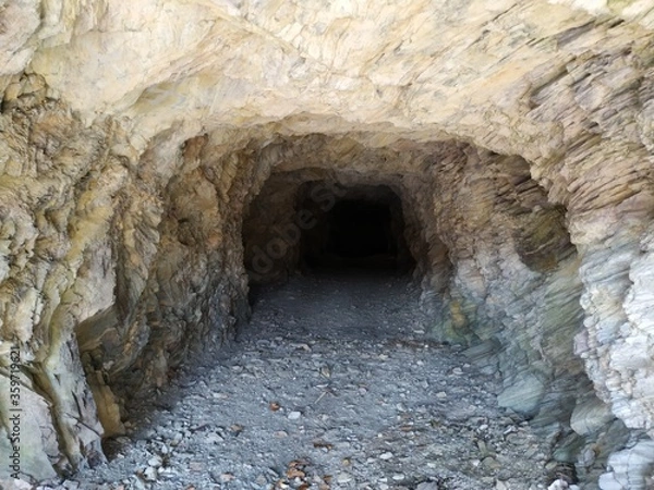 Obraz a cave in the mountains