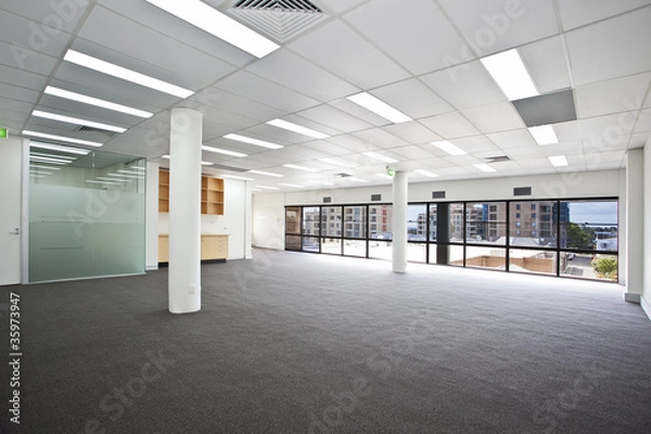 Obraz empty white room