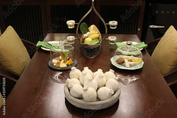 Obraz table setting at restaurant