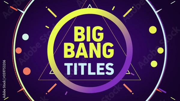 Obraz Big Bang Titles