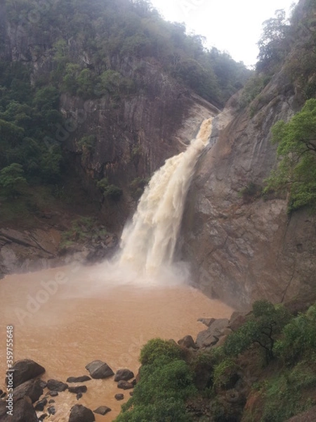 Obraz waterfall in the mountains