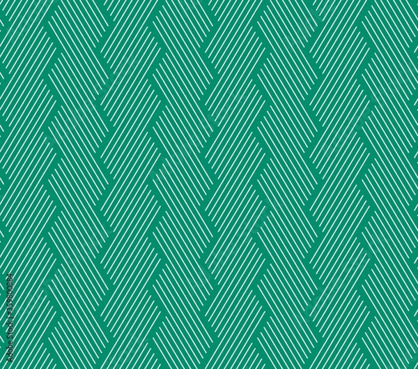 Fototapeta Lined hexagonal geometrical pattern seamless repeat background