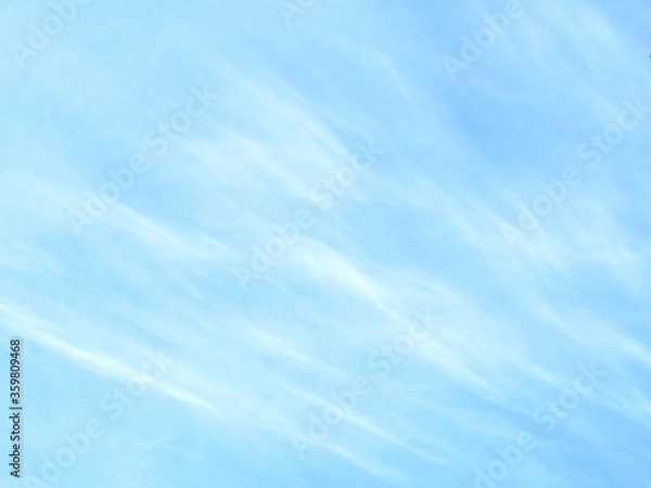 Fototapeta 日本の田舎の風景　2月　早春の青空