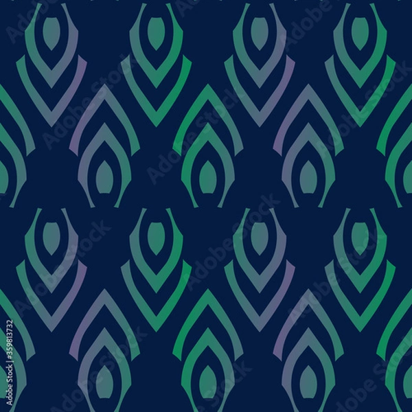 Obraz Abstract Arrow Blue Purple Green Pattern