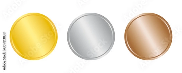 Fototapeta 丸型のシール・ラベル・アイコン