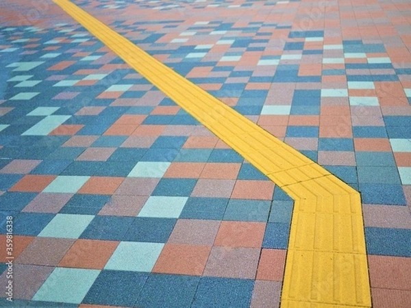 Fototapeta 点字ブロック1