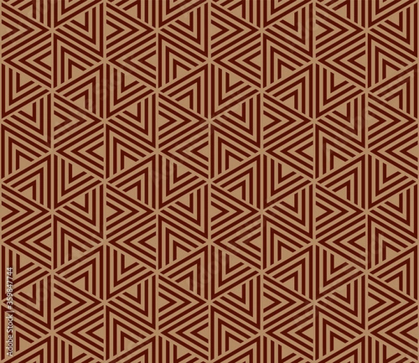 Fototapeta seamless geometric pattern with geometric  shapes,Fabric pattern,Tile pattern,Carpet pattern,Wallpaper pattern,Pottery pattern,Graphic resources,mesh