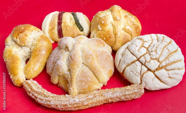 Obraz Mexican Traditional Sweet Bread