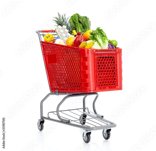 Obraz Shopping cart.