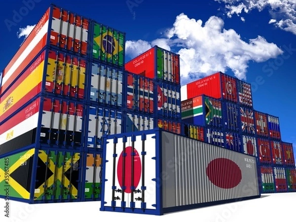 Obraz CONTAINER GIAPPONE