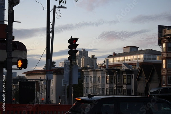 Obraz sunset in san francisco